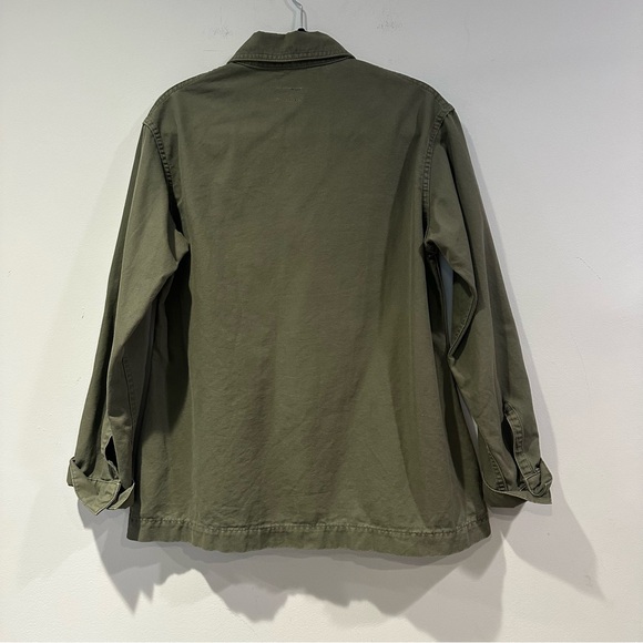 Able Women's Utility Green Shirt Jacket - Picture 2 of 6